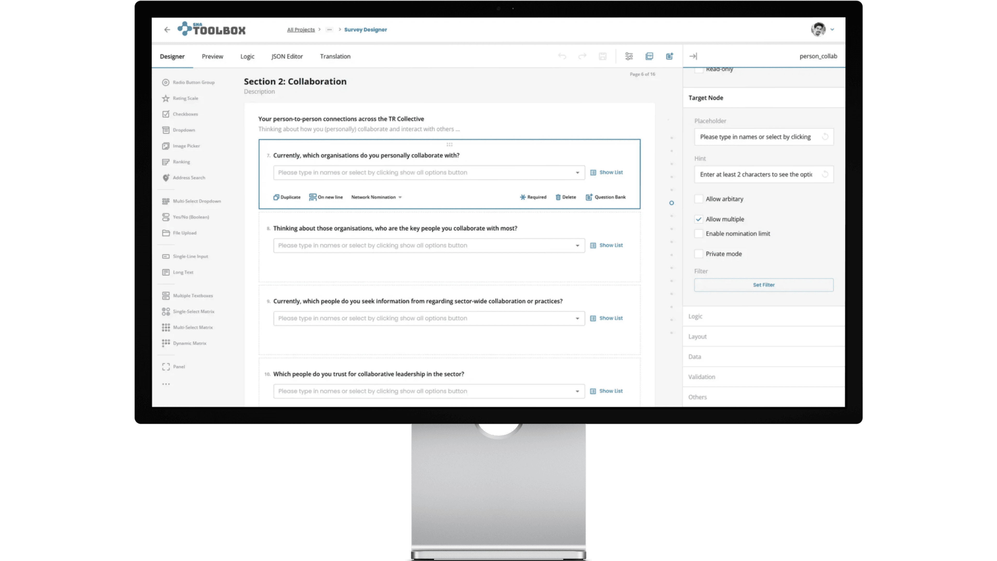 Survey Design and Data Collection