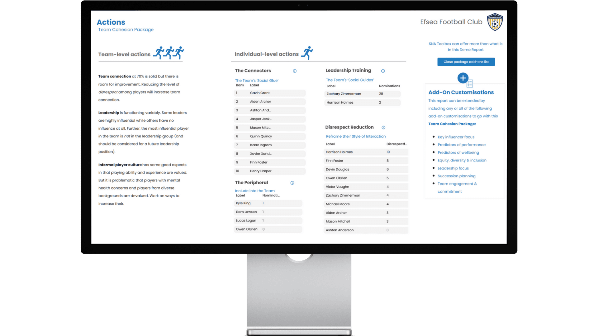 Action Dashboard